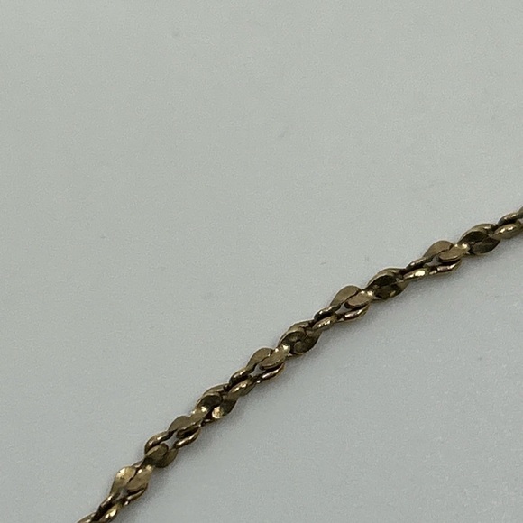 1/20 12k Gold Filled 18” Chain Necklace Coro Sterling Cameo Pendant Red Vintage - Picture 8 of 12